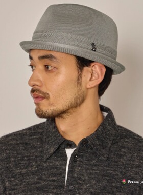 分码 arth TM Short Brim Fedora 253021002 质感丝绸混纺 中折帽