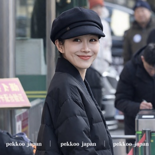 CA4LA UV防晒59cm 可洗 休闲报童帽 FEEL CAS3 TAM02837 姜妍同款