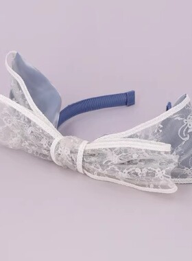 CA4LA BRA02254 甜美少女风 花朵蕾丝蝴蝶结 发箍发饰发卡