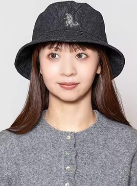 国现59cmCA4LA CLB00418GODZILLA限定哥斯拉合作款怪兽刺绣渔夫帽