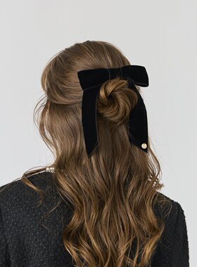 Chapeaud.o 818360107 蝴蝶结 天鹅绒发梳 头饰 日本制