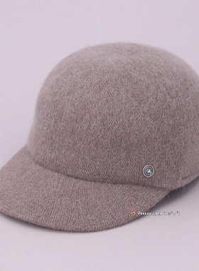 58cm CA4LA ZKN02631 ANGORA BALL CAP5 秋冬安哥拉羊毛鸭舌帽