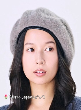 57.5cm CA4LA AUGUST KTZ02630 25秋冬 羊毛混纺 时尚抽绳贝雷帽