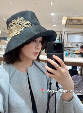 UV防晒 57.5cm Athena New York Serena 吸汗 蕾丝花朵平顶渔夫帽