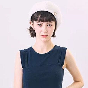 KTZ02599 CA4LA JESSE3 八角贝雷帽 UV防晒 优雅气质 57.5cm