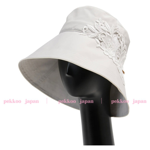 uv防晒 防水 57cm Athena New York Ingrid 百搭花朵刺绣渔夫帽