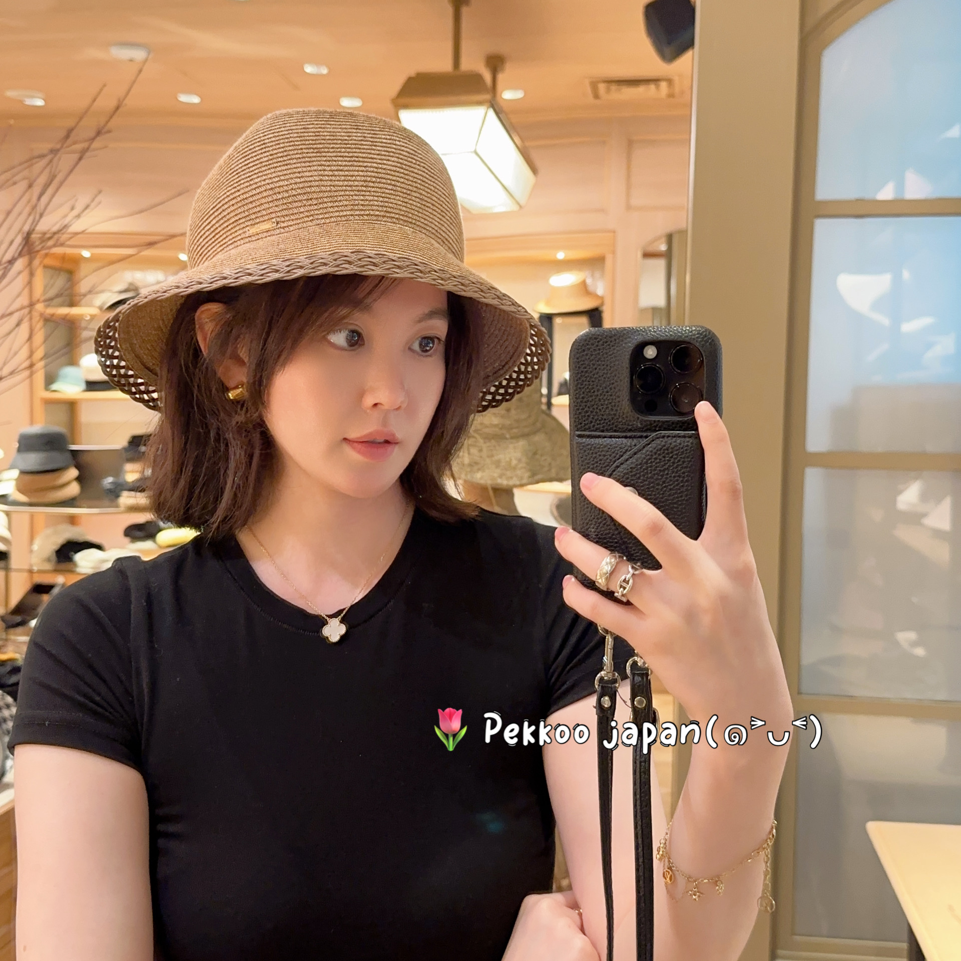 CA4LA春夏编织遮阳渔夫帽草帽