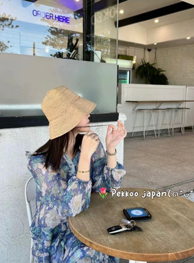 博主同款 helen kaminski 8cm帽檐 provence 拉菲草防晒遮阳帽