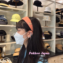 CA4LA KTZ02352 TILTED LINE 春夏毛须须发箍发卡发饰日本制