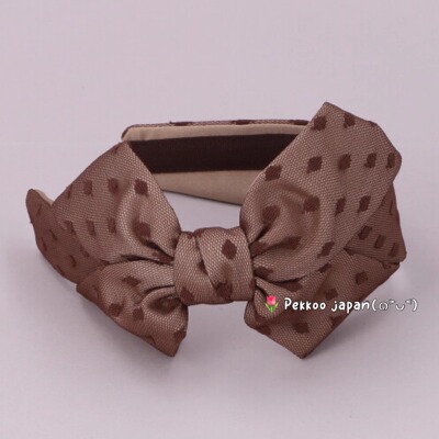 CA4LA DOTTED TULLE CAROLINA JEO00593 网纱 波点蝴蝶结发箍发饰