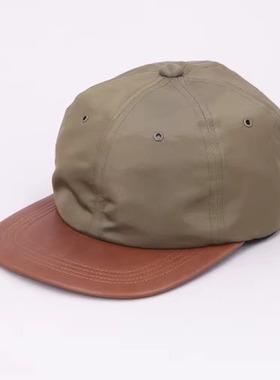 60cm CA4LA ZKN02598 NILON L BRIM CAP 时尚百搭 皮帽檐鸭舌帽