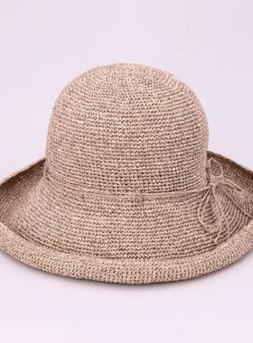 58cm uv防晒可水洗可折叠 CA4LA KTF00054 LOLA8 大帽檐遮阳草帽