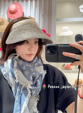 9折国现张子萱 UPF50 Helen kaminski bianca 拉菲草防晒空顶草帽