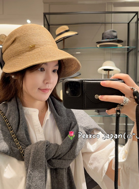 CA4LA 可折叠防晒 蝴蝶结草帽 58cm KTZ02597 SUNSHINE