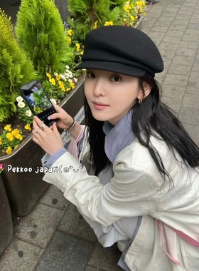 【章若楠同款】国现 CA4LA TKU00446 SOMEWHERE 歪顶鸭舌帽报童帽