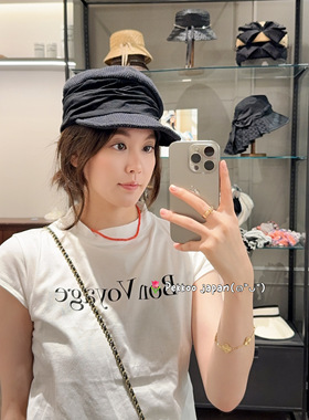 可手洗59cm CA4LA DOU02062 TWISTER 褶皱鸭舌帽报童帽 百搭