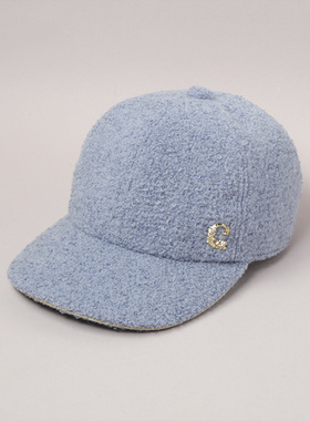 56-59cm CA4LA KTZ02547 HK CAP5 秋冬优雅气质羊毛报童帽 鸭舌帽