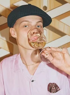 国现58.5cmCA4LA TAM02678 SCABAL CASHUNTI两戴细格纹八角报童帽