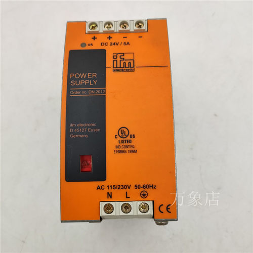 开关电源IFM D45127 DN2012 输入115/230V 144W DC24V/5A