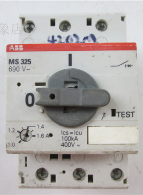 ABB MS325电机保护断路器1-1.6A实物拍摄现货包用