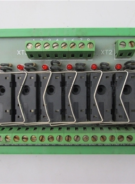 KMRMR 8路  继电器模块控制板 FX-8G/DC24/21 实拍
