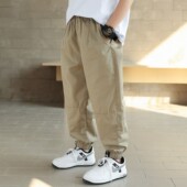 男童薄裤 新款 子儿童休闲防蚊裤 童装 长裤 2024夏装 中大童韩版 宽松潮