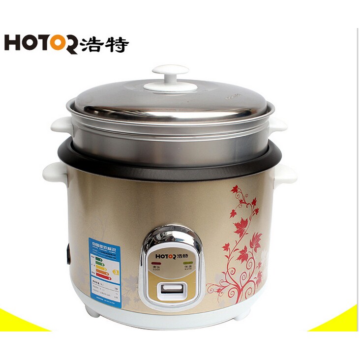 浩特正品食堂酒店饭店大容量商用饭煲电饭锅8-10-12-15升配蒸笼电