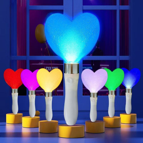 爱心棒7变色LED荧光棒定制演唱会