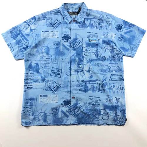 古着美式街头宽松大码衬衫