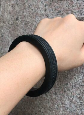 56冰种满绿墨翠手镯缅甸翡翠A货国检证书龙纹墨翠满色特色玉镯