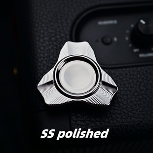 MotherShip原创指尖陀螺三页不锈钢钛锆暴风作色#亚太动力学EDC