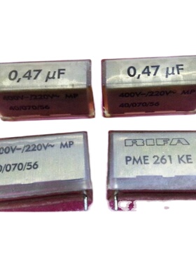 全新原装短脚 PME261KE 400V 220V 0.47UF 474 RIFA 薄膜电容25MM