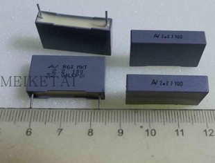 2.2UF R60 100V 22.5MM 225J KEMET 进口意大利AV 薄膜电容器MKT