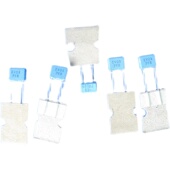 680PF 进口蓝色音频电容 PFR5 63V681 RIFA 680PJ EVOX 5mm