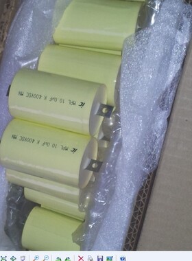 美国IC MPL 10UF 400V 106MPL400K 106K 轴向无感吸收电容代替ASC