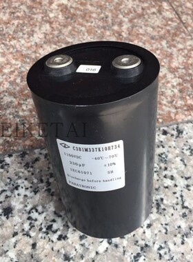 C3B1M337K10H734  法拉 C3B 1100V 330UF高压无极性电容 85x140MM