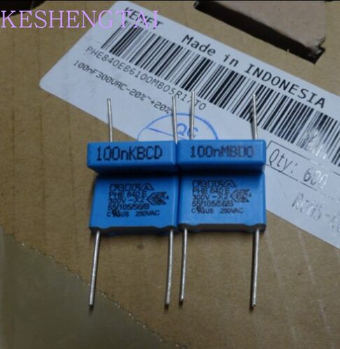 PHE840EB6100MB05R17 PHE840E 300V100NF 0.1UF X2电容KEMET RIFA