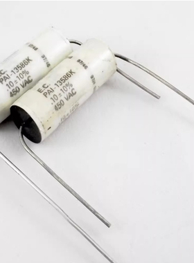 美国E.C 轴向无极电容 PAI-13586K系列 450v ac 0.1UF  104K
