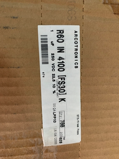 1UF R60 250V 校正薄膜电容p22.5 105 R60IN4100FS30K KEMET
