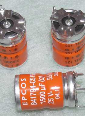B41794C5158Q B41794-C5158-Q 25V 1500UF铝电解电容EPCOS西门子
