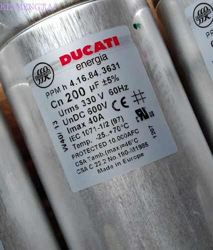 DUCATI PPM h 4.16.84.3631 330V 600V 200UF 40A 薄膜油浸电容