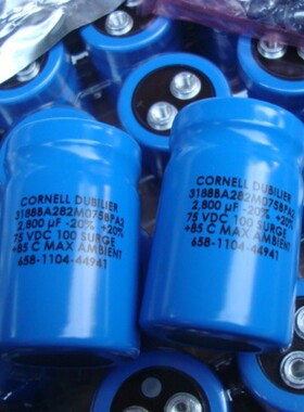 3188BA282M075BPA2 Cornell Dubilier CDE 75VDC 2800UF 铝电解