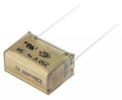 薄膜电容器 PMR209 250V220nf 220n 47R X2 250V0.022UF RIFA