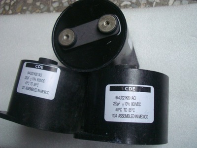 944U221K801ACI 二手薄膜电容器 220uF 800V  Cornell Dubilier