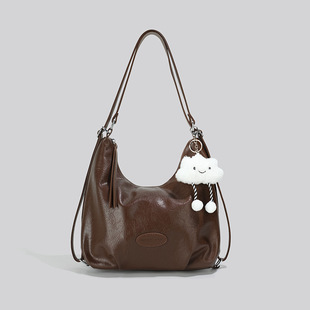 托特包包女2025新款秋冬真皮女包小众单肩时尚大容量通勤包箱包