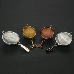 日式304不锈钢茶具茶叶过滤网茶漏网茶具配件隔茶茶滤泡茶器