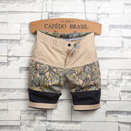 夏季薄款休闲裤男直筒工装短裤子