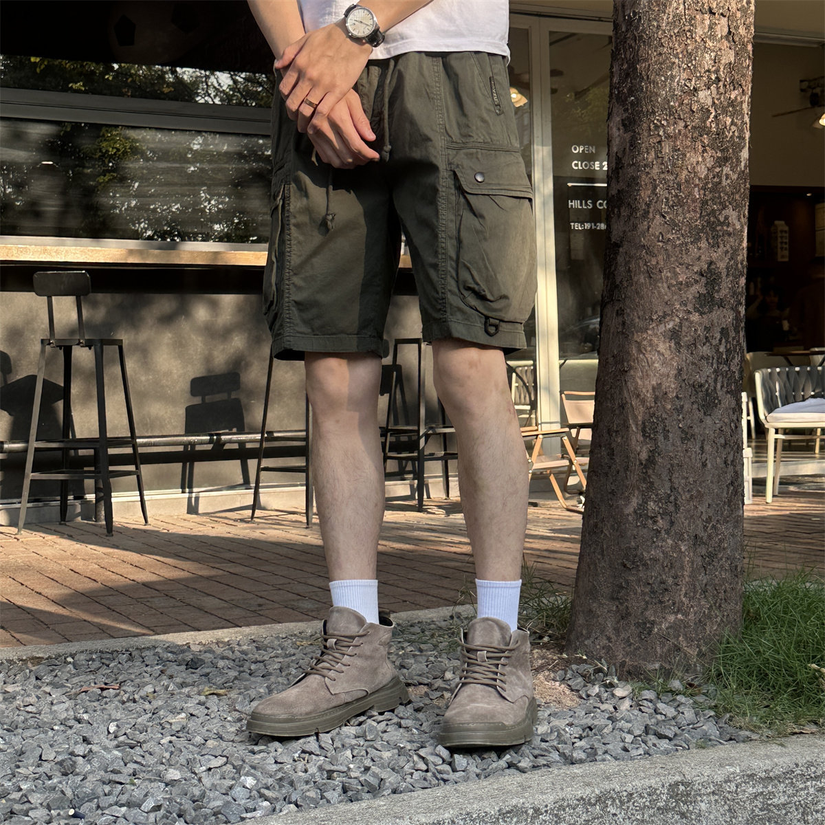 2026年美式工装裤重磅复古潮牌休闲阔腿宽松多袋裤男款长裤