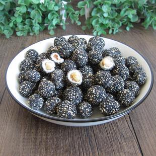 壮壮豆豆新品五黑脆脆果芝麻夹花生坚果酥休闲小零食品500g香酥脆