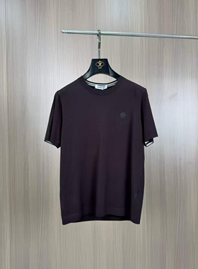 BUNERYNOBLE潮牌伊力特冰丝短袖T恤2026夏季新品弹力修身时尚休闲